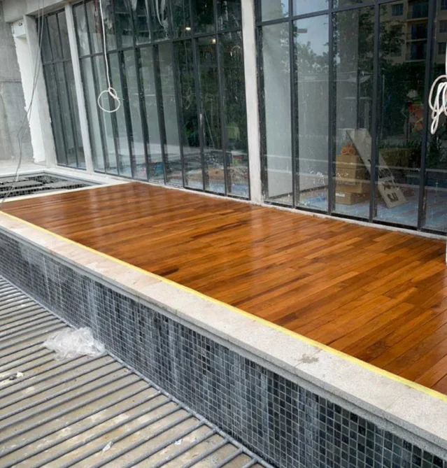 Gravit8, Kota Bayu Emas — solid chengal hardwood decking, original project photograph 1