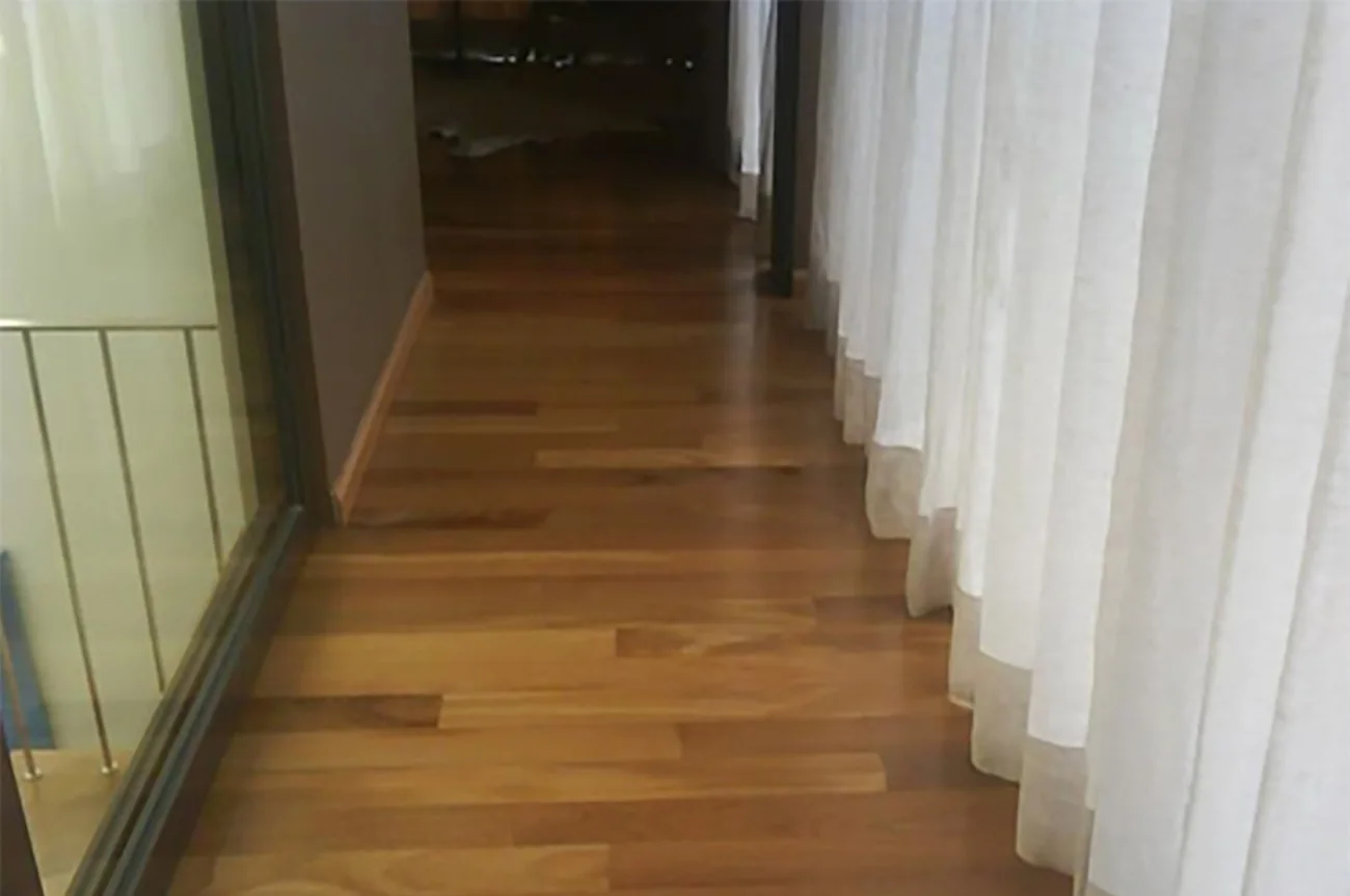 Kenny Heights Town Villas — solid red balau flooring, original project photograph 3