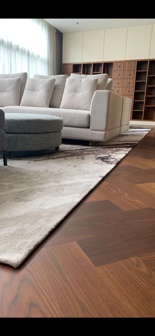PARQ Solaris, Mont Kiara — carbonised ash hardwood flooring, original project photograph 2