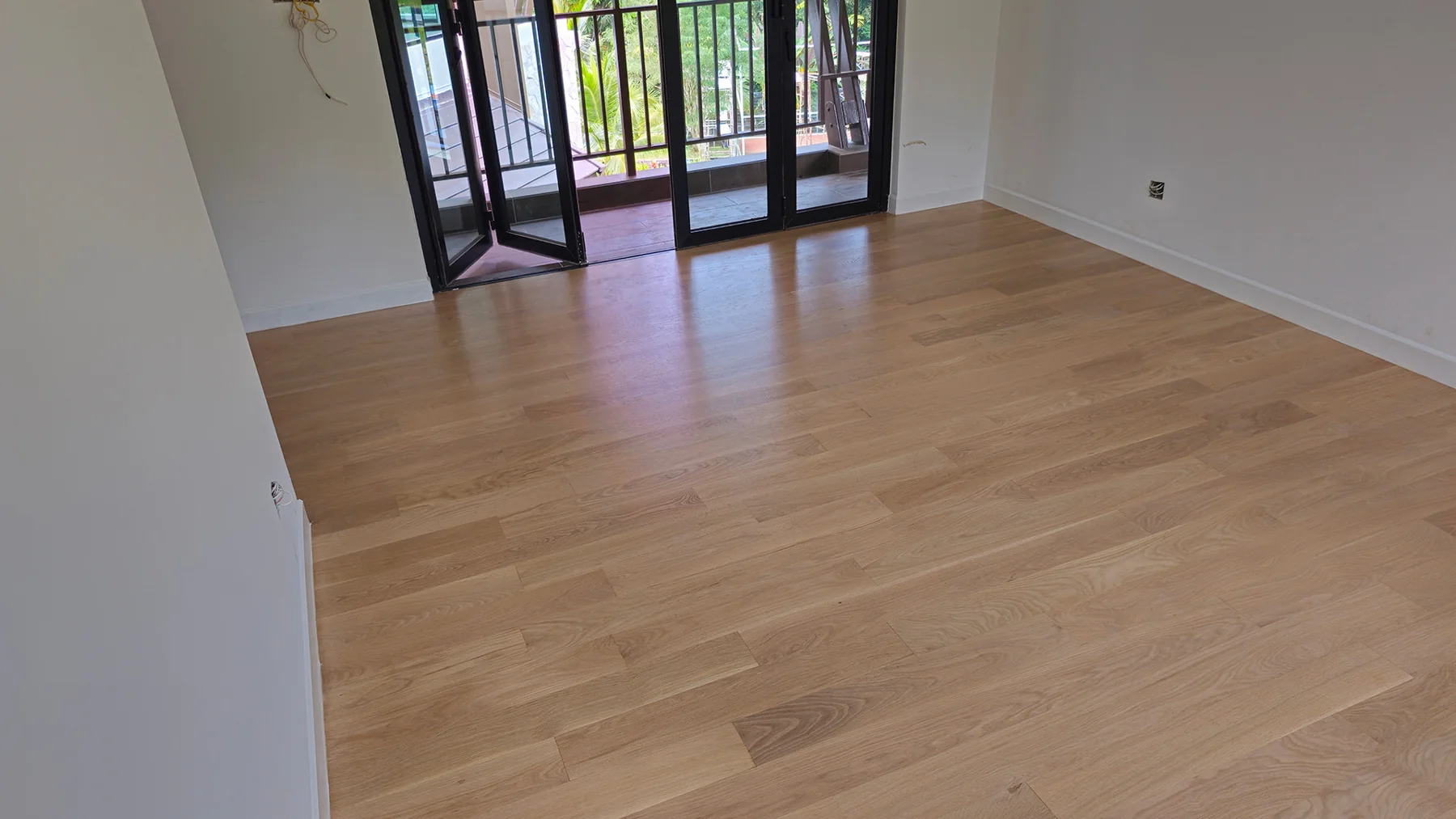 Residential at Hulu Langat — merbau & white oak flooring, original project photograph 1