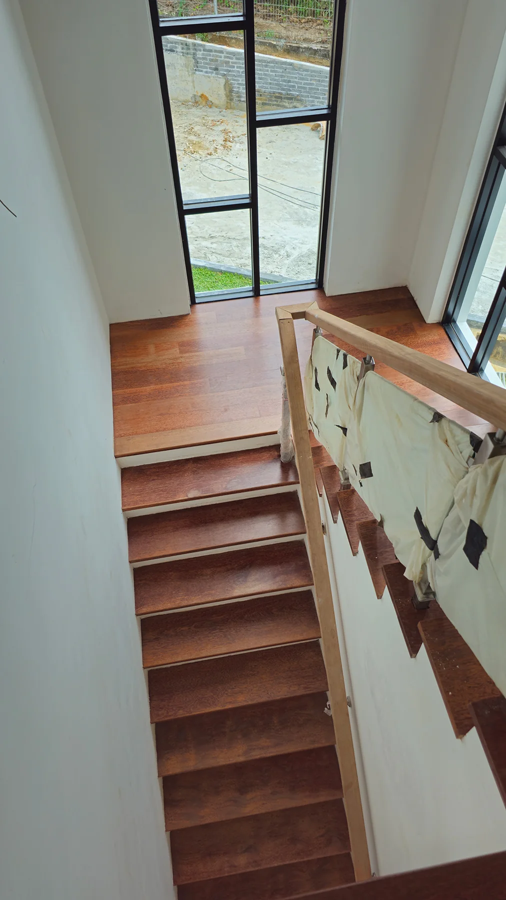 Residential at Hulu Langat — merbau & white oak flooring, original project photograph 2