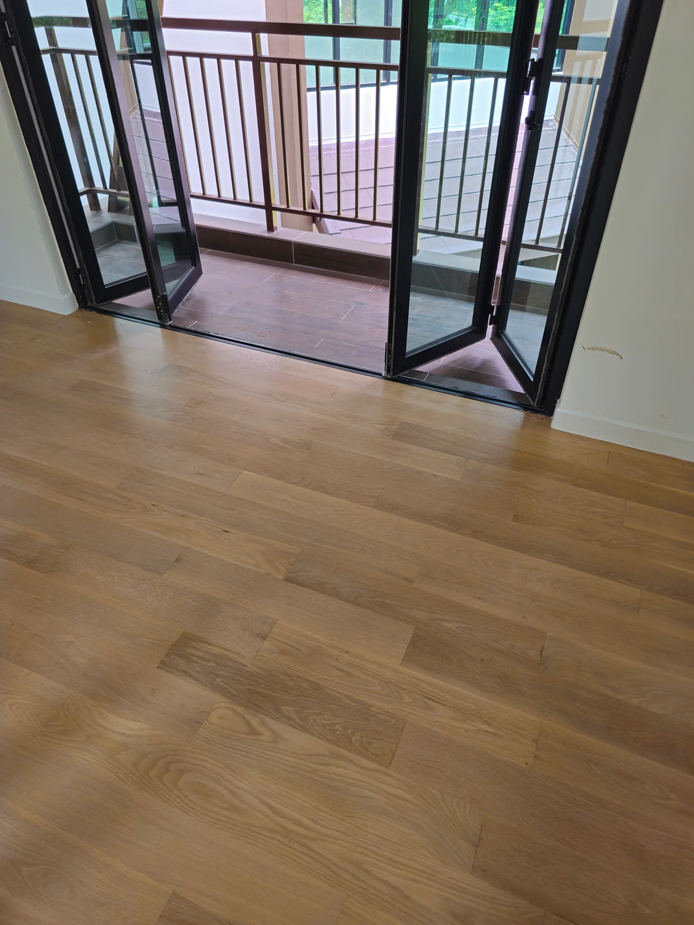 Residential at Hulu Langat — merbau & white oak flooring, original project photograph 5