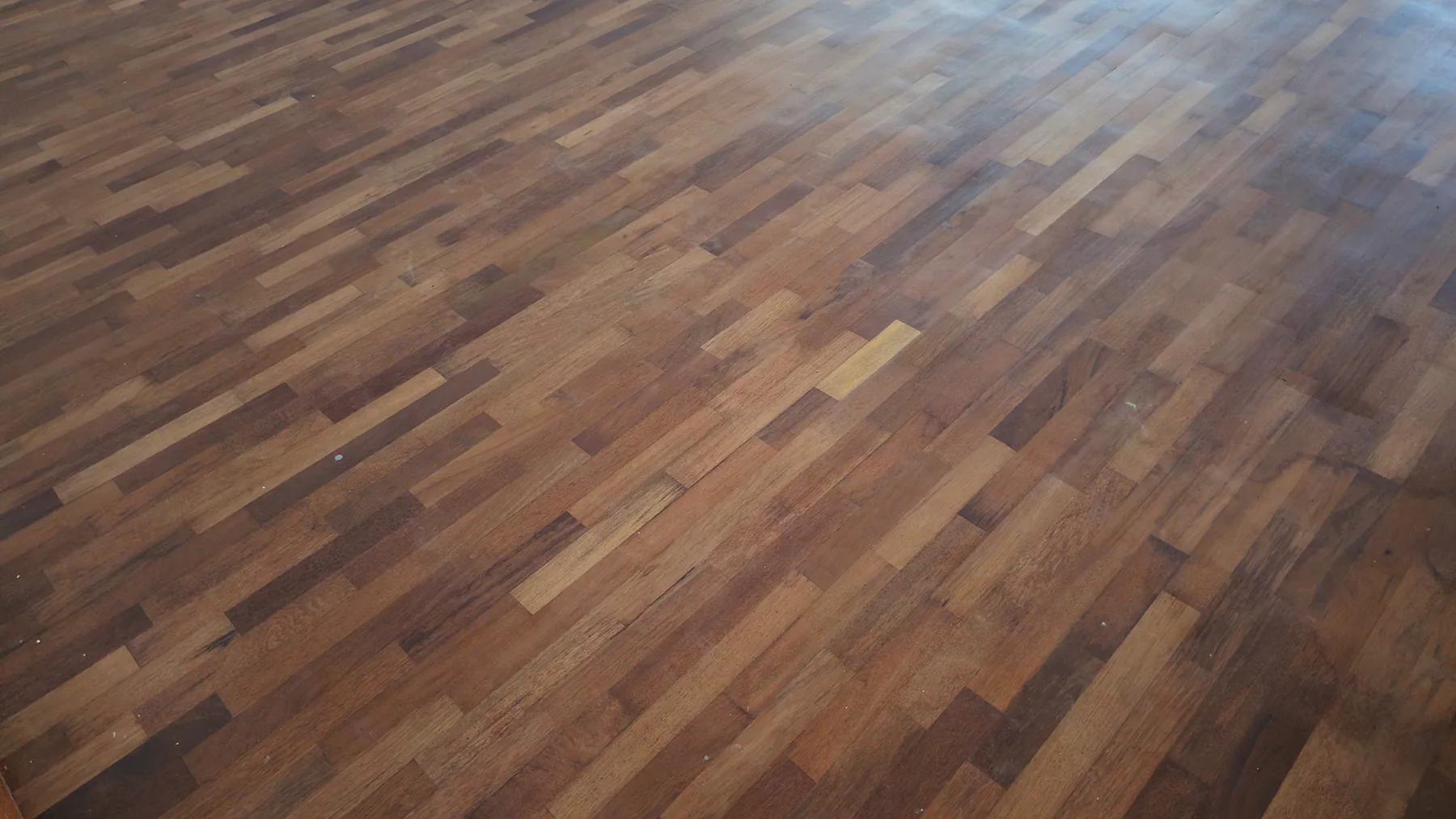 Sports Flooring at Kampung Gerisik — solid merbau sports flooring, original project photograph 1