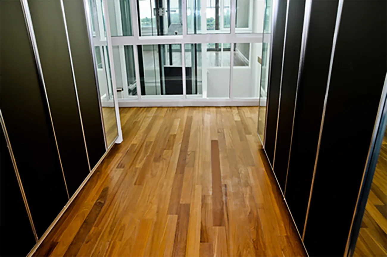 Turnberry Villas, KLGCC — solid red balau flooring, original project photograph 2